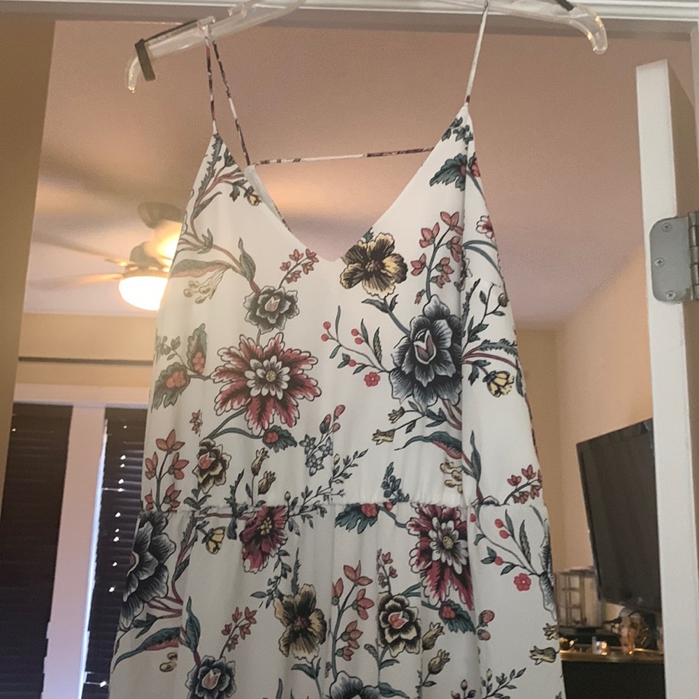 White maxi dress